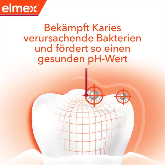 elmex Zahnpasta Kariesschutz Professional 75 ml – medizinische Zahnreinigung für hochwirksamen Kariesschutz – mit patentiertem Zuckersäuren-Neutralisator