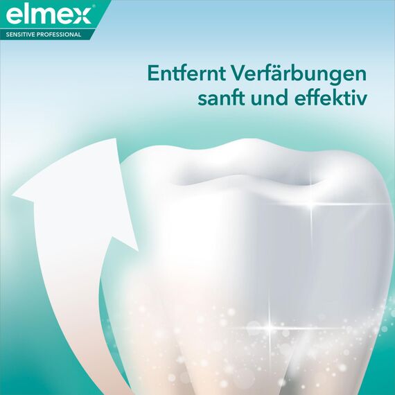 elmex SENSITIVE PROFESSIONAL sanftes Weiss Zahnpasta, 75 ml