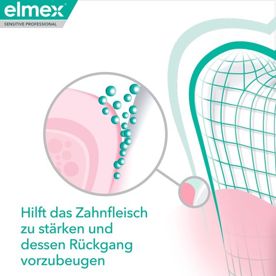 elmex Zahnpasta Sensitive Professional Repair & Prevent 75 ml – medizinische Zahnreinigung für sofortigen*, anhaltenden Schutz – beugt Zahnfleischrückgang & neuen Schmerzen vor (Packung mit 4)