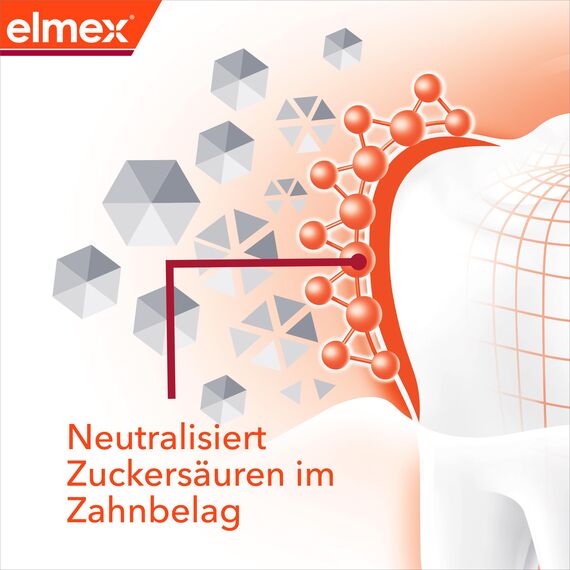 elmex Zahnpasta Kariesschutz Professional 75 ml – medizinische Zahnreinigung für hochwirksamen Kariesschutz – mit patentiertem Zuckersäuren-Neutralisator