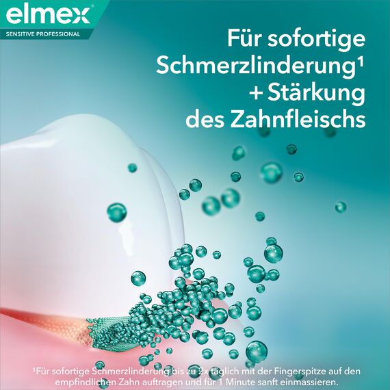 elmex Zahnpasta Sensitive Professional Repair & Prevent 75 ml – medizinische Zahnreinigung für sofortigen*, anhaltenden Schutz – beugt Zahnfleischrückgang & neuen Schmerzen vor