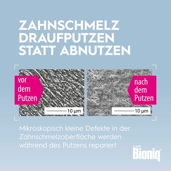 Bioniq® Repair-Zahncreme - 1 x 75 ml - reparierende Zahnpasta mit künstlichem Zahnschmelz, ohne Fluorid