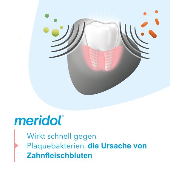 meridol Zahnpasta Sanftes Weiss 75 ml - antibakterieller Effekt, Zahncreme schützt vor Zahnfleischentzündungen, für natürlich weiße Zähne (Packung mit 3)