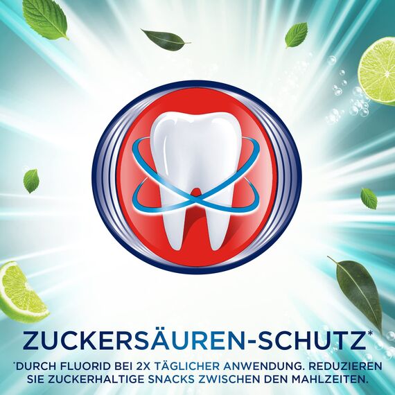 Odol-med3 SENSES Zahnpasta, revitalising Eukalyptus, Limette & Minze, schützt vor Karies und erfrischt, 75ml, Zahncreme