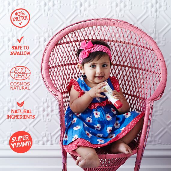 Jack N' Jill Kids Natural Toothpaste, Made With Natural Ingredients, Helps Soothe Gums & Fight Tooth Decay, Suitable From 6 Months+ - Blackcurrant & Blueberry Flavour Bundle 2 x 50g