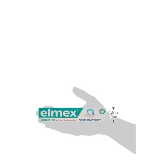 Elmex Sensitive Zahnpasta für empfindliche Zähne, 75 ml Tube, klinisch erwiesen, wirksamer Schutz vor Zahnempfindlichkeit
