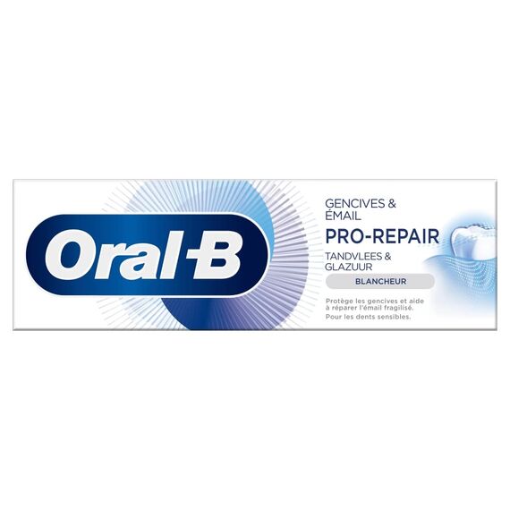 Oral-B - Zahnpasta für Zahnfleisch- und Zahnschmelzreparatur, weich aufhellend 75 ml