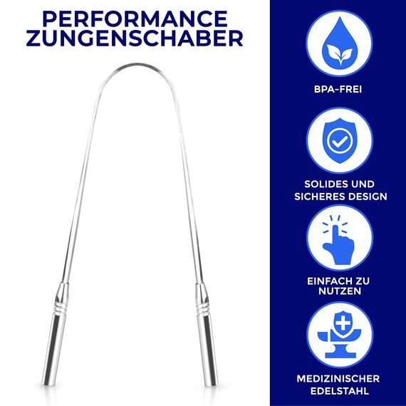 Zungenschaber Edelstahl | Dreier-Pack | Zungenreiniger | Für einen frischen Atem und eine bessere Mundgesundheit | Zungenreiniger Edelstahl | Zungenreiniger für Kinder und Erwachsene | ORAVIX