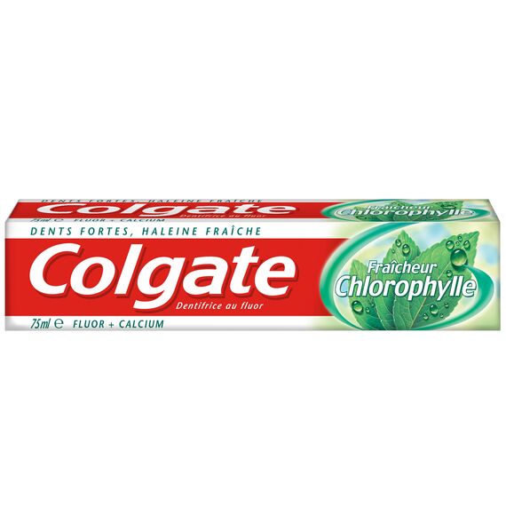 COLGATE - Chlorophyll-Zahnpasta – Zahnpasta mit Fluor- und Calcium-Formel – Tube mit 75 ml
