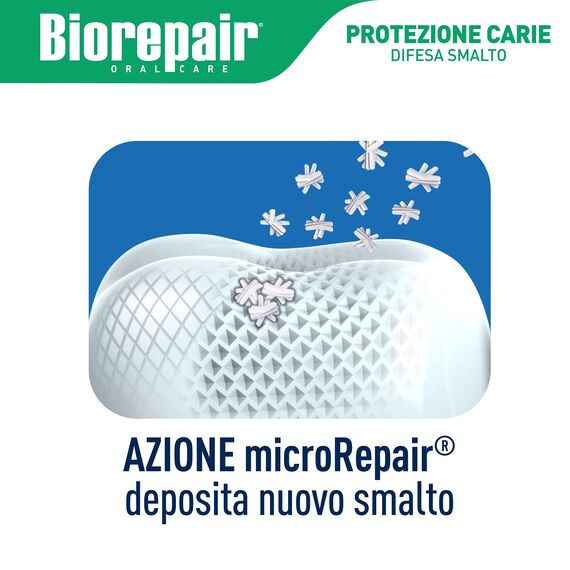 Biorepair, Total Protective Repair Zahnpasta, repariert Nagellack, Antifouling, Anti-Plaque, frischer Atem, ohne Fluor, 3 Packungen à 75 ml