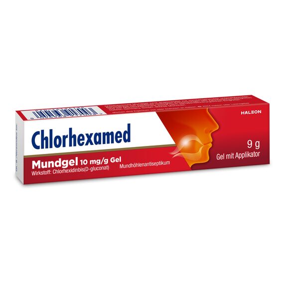 Chlorhexamed Mundgel 10mg/g Gel, 9g, mit Chlorhexidin, Gel bei bakteriell bedingter Zahnfleischentzündung, Ideal Gegen zahnfleisch entzündung