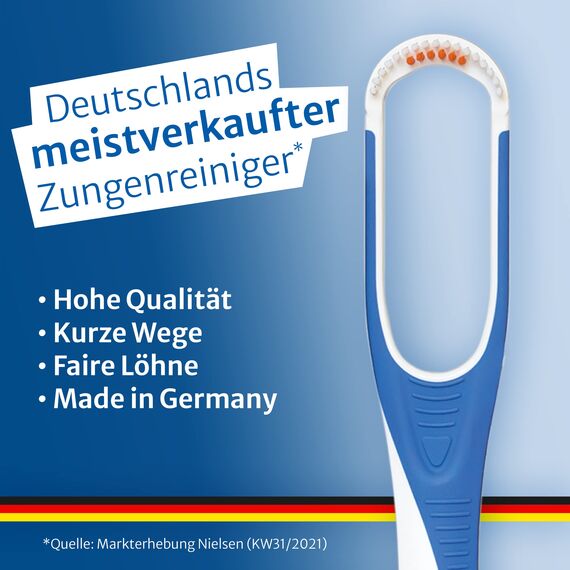 One Drop Only Zungenreiniger 5er Pack – Deutschlands meistverkaufter Zungenschaber, Zungenbürste, Tongue Scraper gegen Mundgeruch, effektive Zungenreinigung, 1 GRATIS Zahnbürste zum Testen