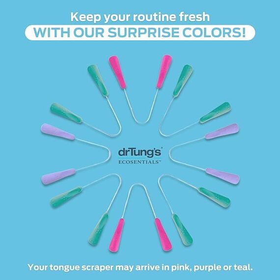 Dr Tung 's Zungenreiniger (Farben können variieren)