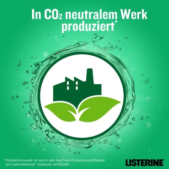 LISTERINE Total Care Zahnfleisch-Schutz (500 ml), schützende Mundspülung gegen Zahnfleischprobleme mit 6 in 1 Wirkung, antibakterielles Mundwasser stärkt die Zähne, bis zu 24h frischer Atem