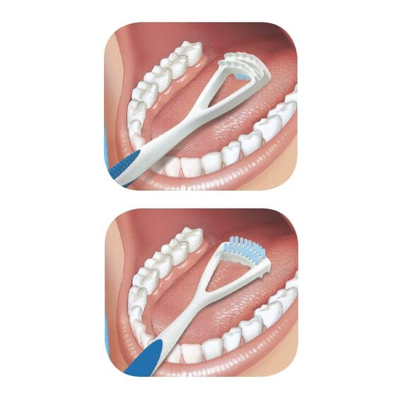 Sunstar 760RB GUM Dual Action Zungenreiniger, verschiedene Farben