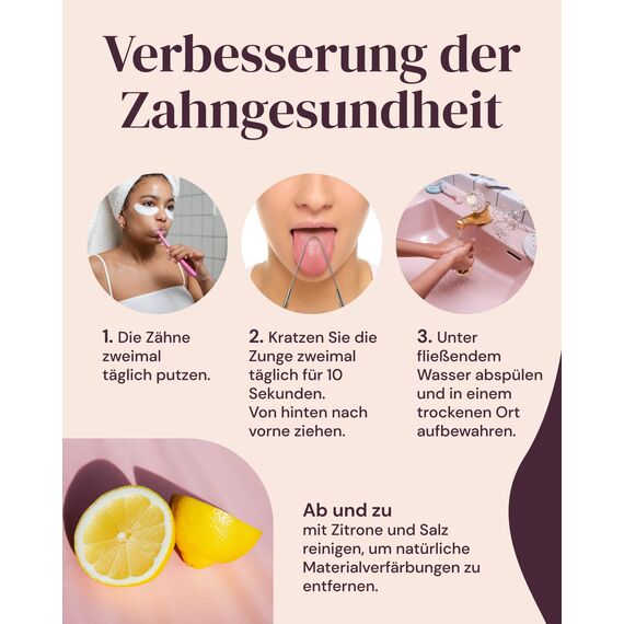 Yogamedic Zungenschaber aus Edelstahl - 2 Stück (Edelstahl & Kupfer), mit Etui - Ayurveda-Handfertigung - Für Zahnpflege & Zungenreiniger gegen Mundgeruch - Intensives Geschmack & Zungenreinigung