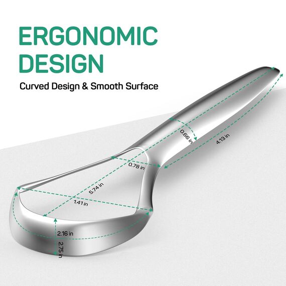 RONAVO Zungenschaber-Reiniger für Erwachsene und Kinder, mit praktischem Reiseetui, professioneller robuster Schaber, gesunde Mundpflege, bekämpft Mundgeruch, einfach zu verwenden, 2 Größen (4 Stück)