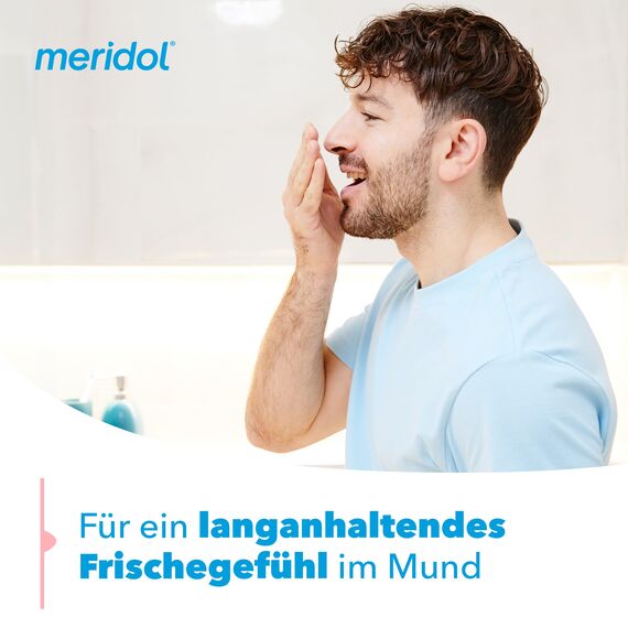 meridol Zungenreiniger SICHERER ATEM, 1 x 1 Stück - Zungenreiniger entfernt bakterielle Zungenbeläge & reinigt die Zunge sanft und effektiv