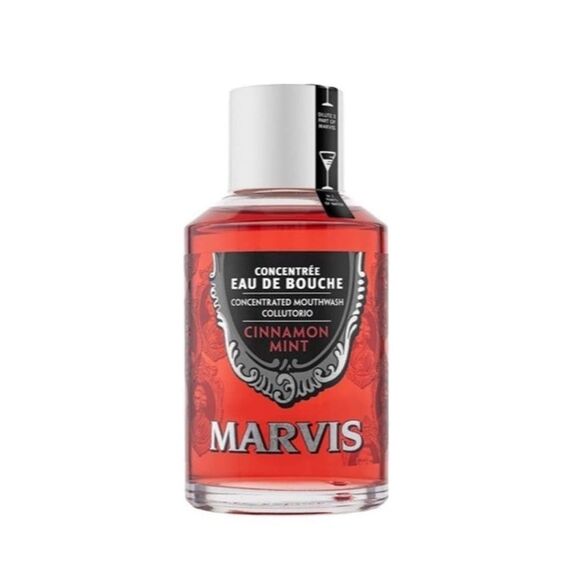 MARVIS® Cinnamon Mint Mundwasser Konzentrat 120 ml I mit Zimt und Minze für ein überraschendes Aroma und anhaltende Frische (Packung mit 2)