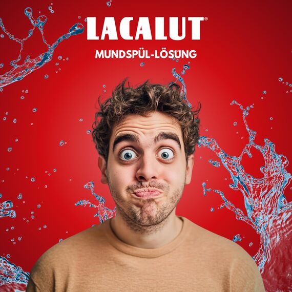 LACALUT aktiv Mundspül-Lösung 3er-Pack (3x300ml) – Medizinisches Mundwasser - Schützt das Zahnfleisch, erfrischt den Atem
