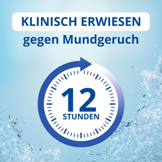 CB12 Mundspülung: Mundwasser mit Zinkacetat & Chlorhexidin gegen schlechten Atem & Mundgeruch für 12 Stunden, Geschmack Minze, alkoholfrei, 250 ml