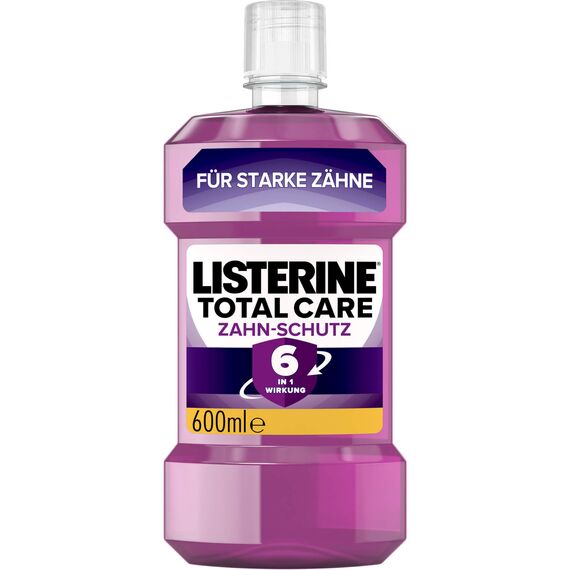 LISTERINE Total Care(600 ml), Antibakterielle Mundspülung, Für gesunde Zähne und gesundes Zahnfleisch