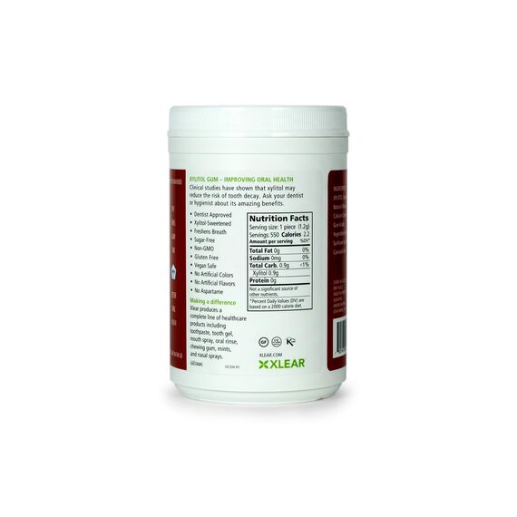 Spry Fresh Natürliches Xylit Kaugummi – Zahnpflege-Kaugummi ohne Aspartam, Zuckerfrei, Glutenfrei, Non-GMO (Cinnamon, 550 Count - Pack of 1)