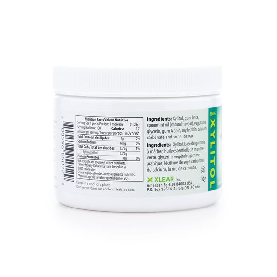 Spry Fresh Natürliches Xylit Kaugummi – Zahnpflege-Kaugummi ohne Aspartam, Zuckerfrei, Glutenfrei, Non-GMO (Wintergreen, 100 Count - Pack of 1)