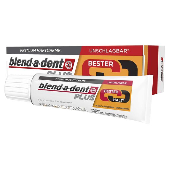 Blend-a-dent Plus Bester Halt Premium Haftcreme 4 x 40g