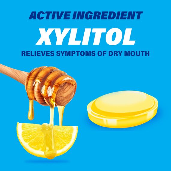 ACT Dry Mouth Lozenges Honey-Lemon 36 lzngs
