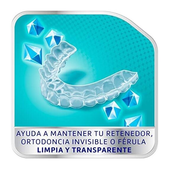 Corega Reinigungstabletten für Zahnschiene und Kieferorthopädie, schnelle Reinigung und einfache Anwendung, 3 x 66 Tabletten