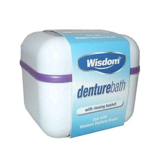 Wisdom Zahnersatz-Bad mit Spülkorb
