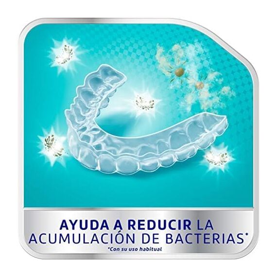 Corega Reinigungstabletten für Zahnschiene und Kieferorthopädie, schnelle Reinigung und einfache Anwendung, 3 x 66 Tabletten