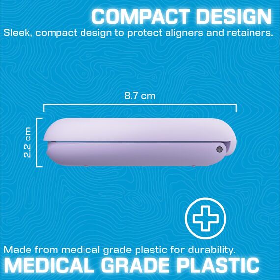 Invisalign Aligner and Retainer Case, Lavendream