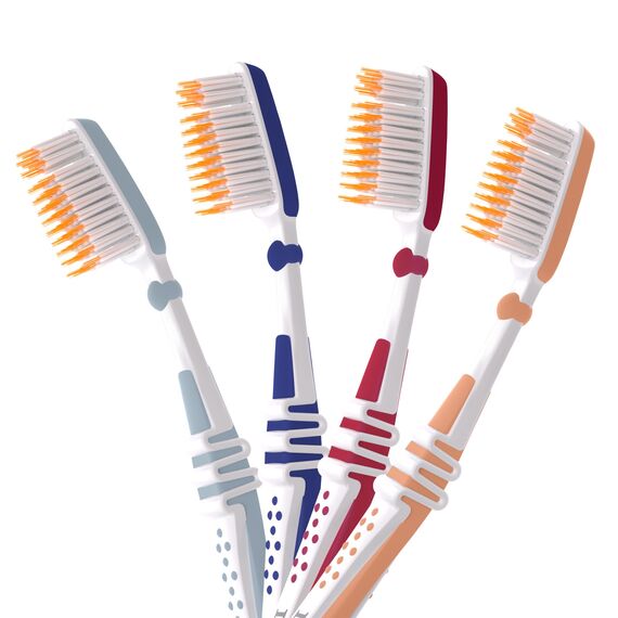 Dr.BEST Zwischenzahn Zahnbürste, Weich (1 Stück), für eine effektive Reinigung bis in die Zahnzwischenräume durch längere Zwischenzahnborsten.