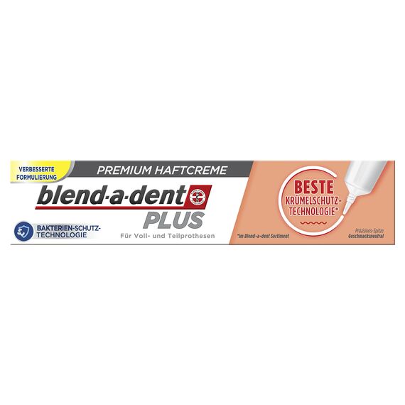 Blend-a-dent Premium-Haftcreme BESTE Krümelschutz-Technologie