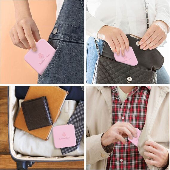 ARGOMAX Zahnspangendose Spangendose Dento Box Schienendose (auch für Aufbissschiene, Knirscherschiene) 1 Stück KFO Box (rosa).