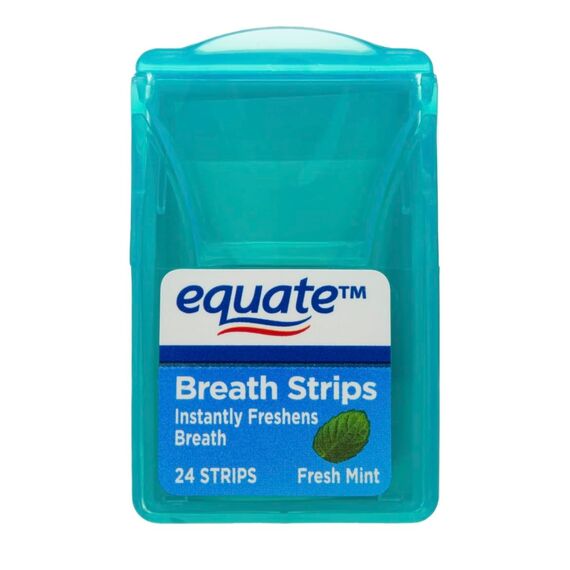 Equate Lufterfrischerstreifen, frische Minze, 24 Stück, 5 Stück (insgesamt 120 Streifen), Vorteilspack