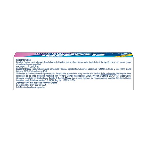 FIXODENT Denture Adhesive Original, 47 g