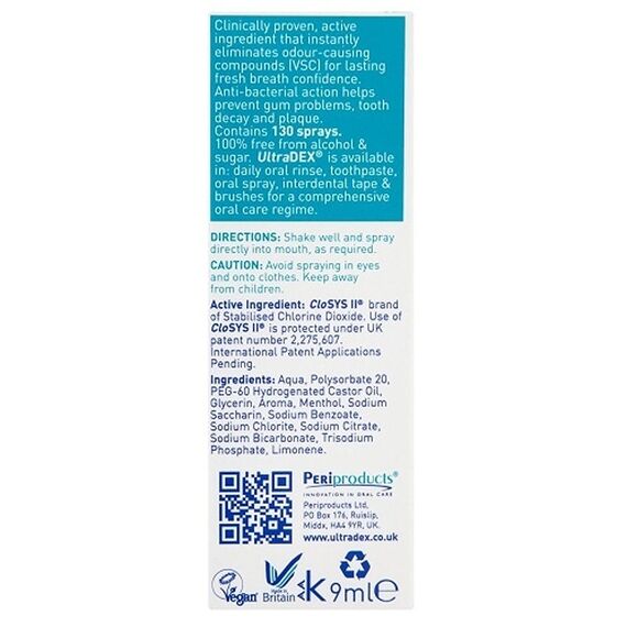 UltraDEX FRESH BREATH SPRAY x 3