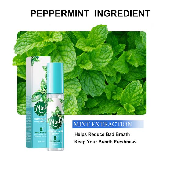 Mundspray,Mundspray Mit Fruchtgeschmack,Mundspray Gegen Mundgeruch,Menthol Mundspray,BekäMpft Mundgeruch Und Karies,Reduziert Mundtrockenheit Und Sorgt FüR Frischen Atem