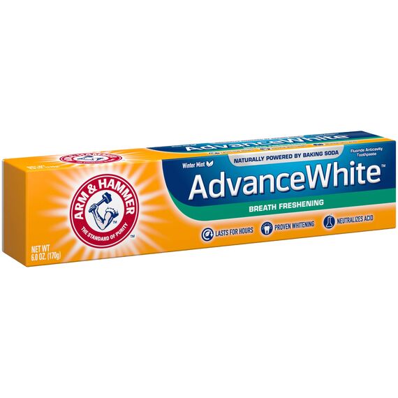 Arm & Hammer Advance White Breath Freshening, Frosted Mint Flavor, 6 Ounce by Arm & Hammer
