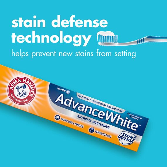 Arm & Hammer Advance White Breath Freshening, Frosted Mint Flavor, 6 Ounce by Arm & Hammer