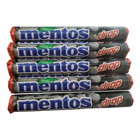 Mentos Süßigkeiten | Mentos Mints | Mentos Lakritz | Mentos Lakritz | 187 g Gesamtgewicht