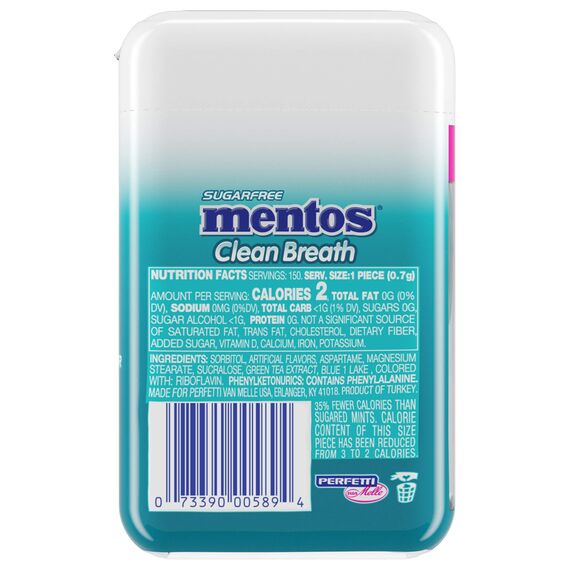 Mentos Wintergreen Mint, 150 Stück