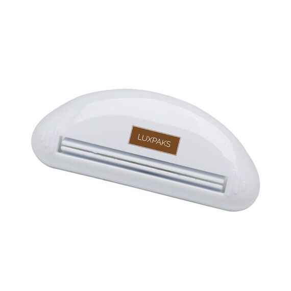 CRST 3D White Brilliance 2 Step Kit – Deep Clean Zahnpasta (113 g) + Zahnaufhellungsgel (65 g) gebündelt mit LUXPAKS Zahnpastapresse – Advanced Whitening und Deep Clean System