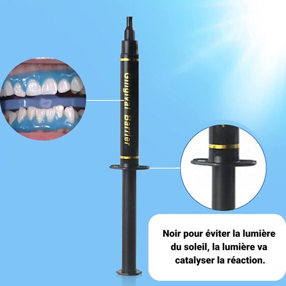 Luckin Smile 10PCS 3ML Zahnfleischschutz-Gel, Zahnfleischschutz-Gel für Zahnaufhellung, geeignet für Zahnarztpraxis, Zahnarzt und Hausgebrauch