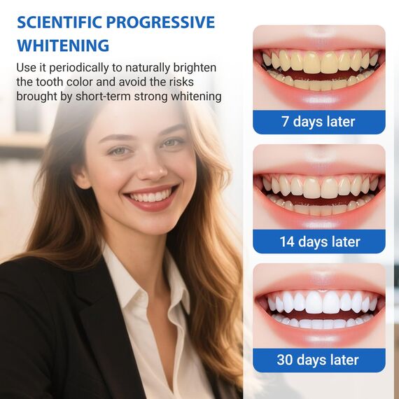 Hochwertiges Teeth whitening kit,Zahnaufhellung,5 stück Bleaching Gel,Weiße Flecken Schnell Entfernen, Teeth Whitening Essence,zzahn bleaching aufhellung, Schonend Zahnaufhellung zu Hause(Blau)