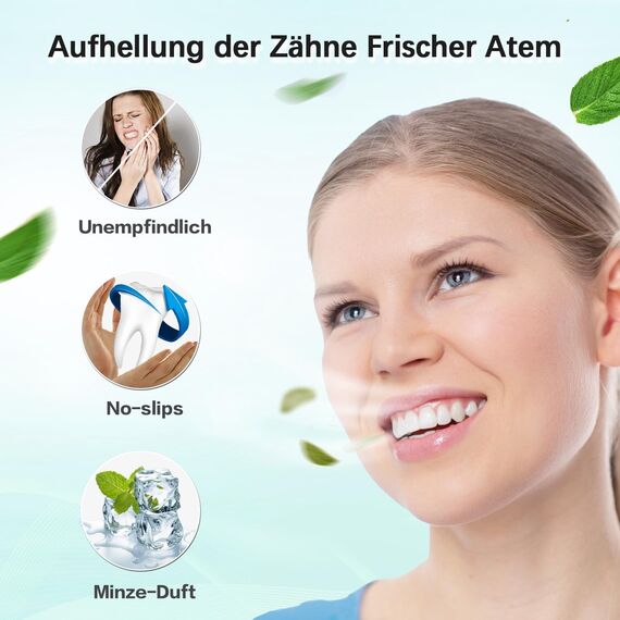 YIFRHYO Zahnaufhellung Stift Aufhellungsstift für Weiße Zähne, Natürlich Aufhellen und Zähne Bleichen, Bleaching Stift effektiv Flecken entfernen 4PC(Frei von Peroxid)