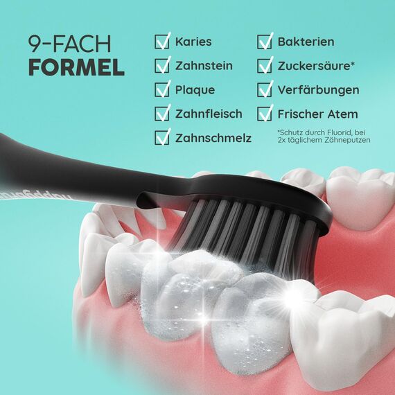 happybrush Natürliche & Vegane Zahnpasta Mix-Pack - Natürliche Zahncreme für gesunde und weisse Zähne ohne Mikroplastik für frischen Atem - Zahnpflege im großen Set (5 x 75ml)